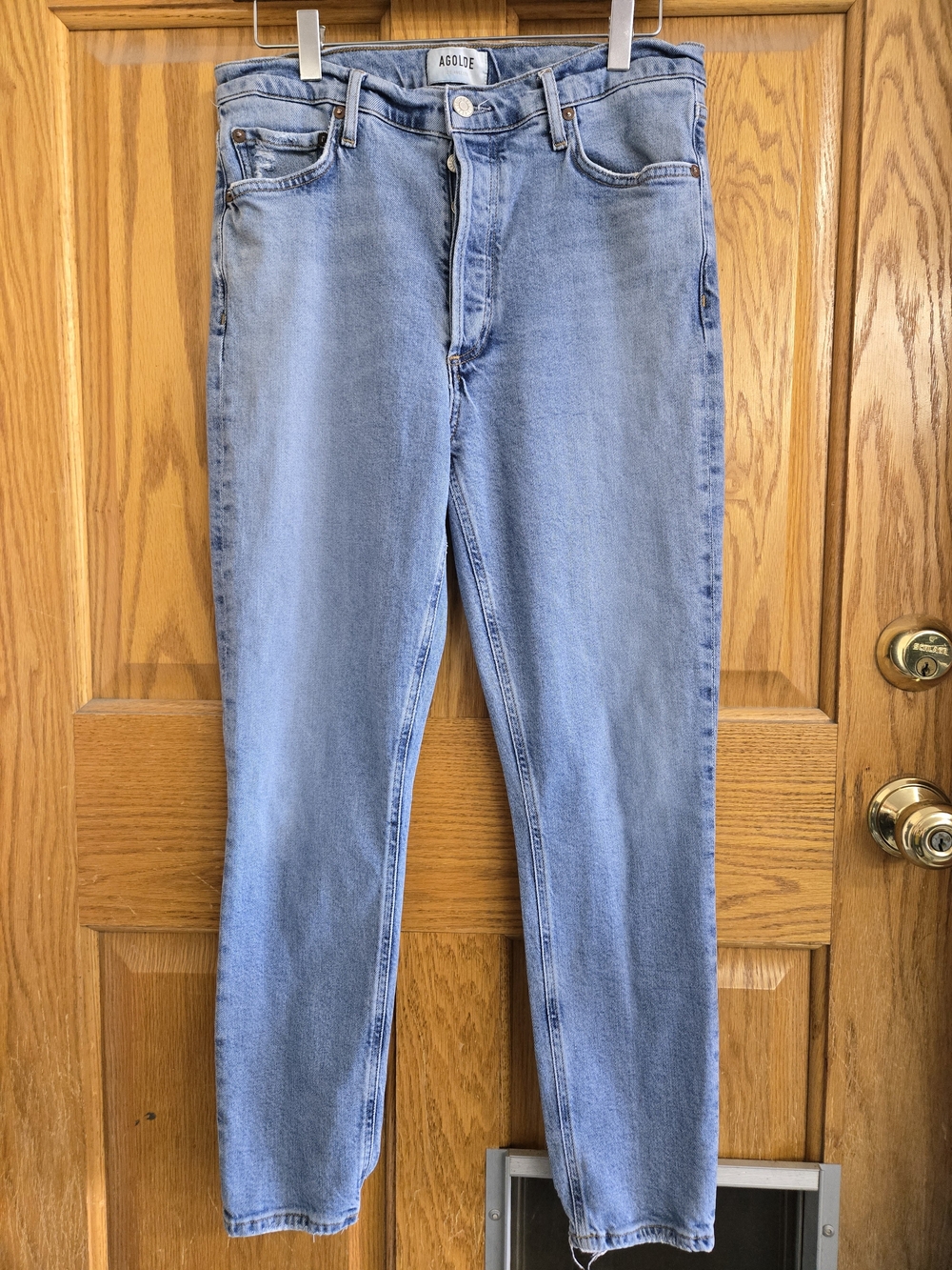 Agolde Jeans Womens Light Wash High-Rise Jeans Size 29